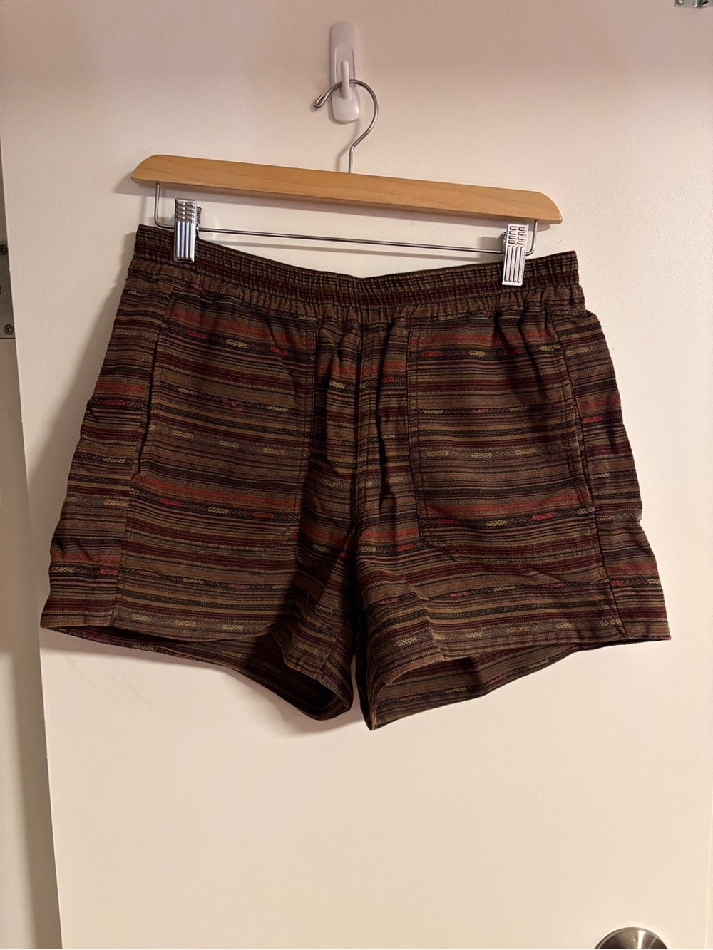 Roots Multi-Stripe Casual Shorts